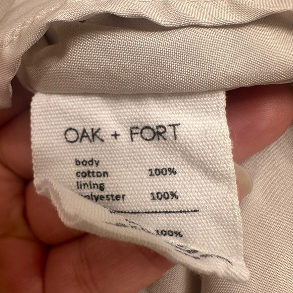 Oak + Fort cream strap size L dress - Picture 5 of 6